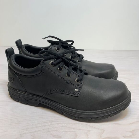 Skechers Relaxed Fit Segment Rilar Leather Mens Oxford Shoes 64260 Size 12 - Picture 1 of 10